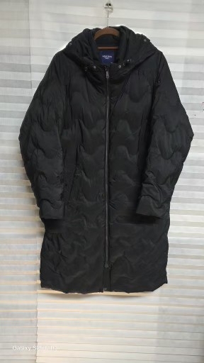 아가타골프 블랙 롱 패딩 점퍼