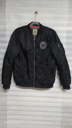 STREZZED 블랙 항공 점퍼