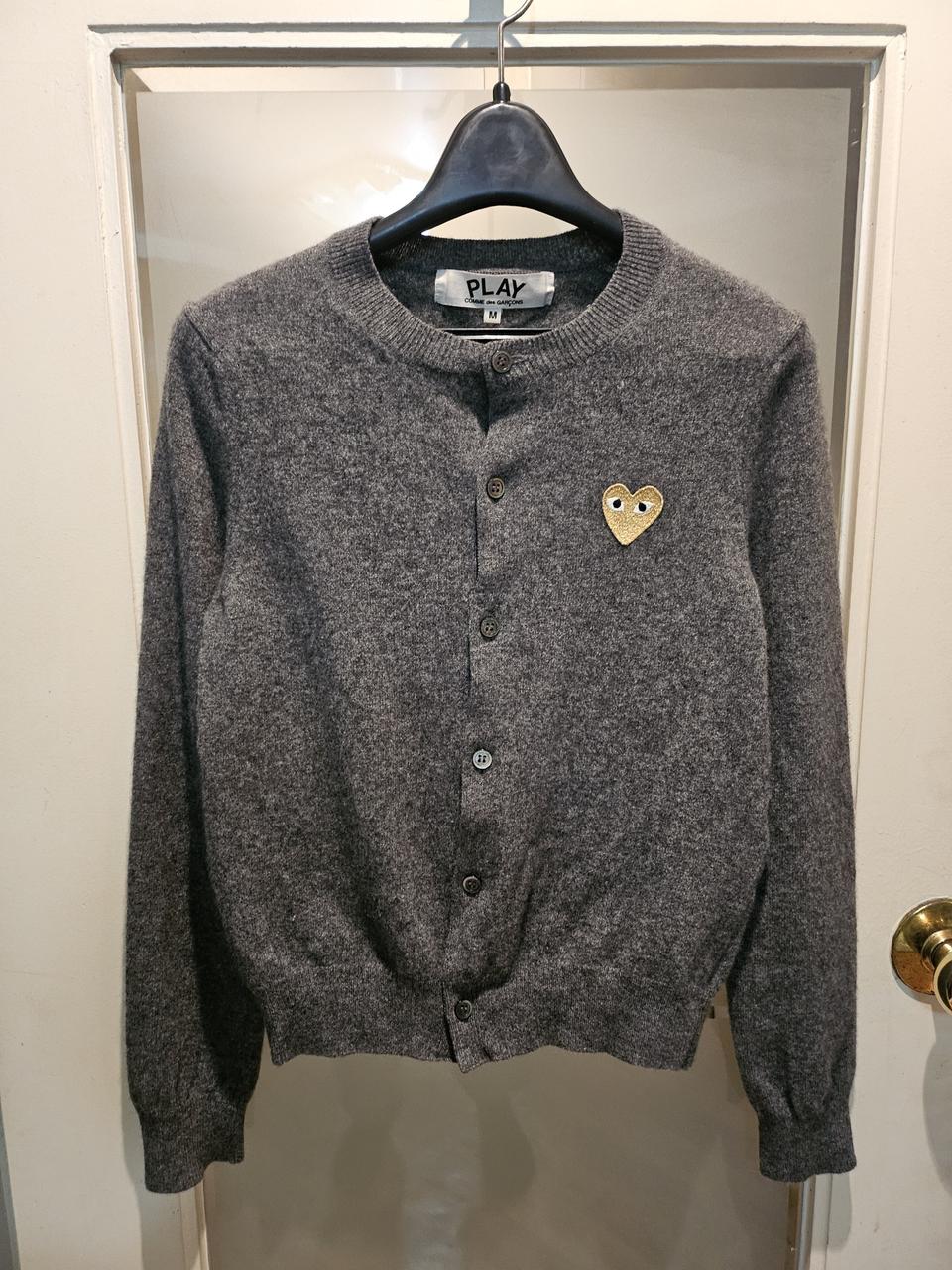 꼼데가르송 골드와펜 니트 가디건