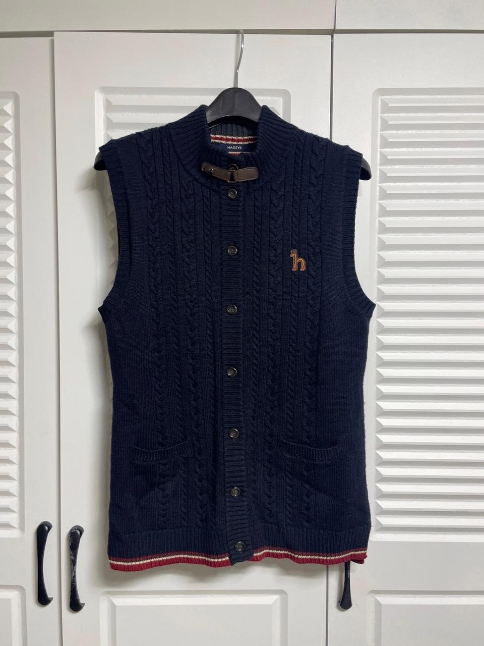 헤지스 니트 베스트