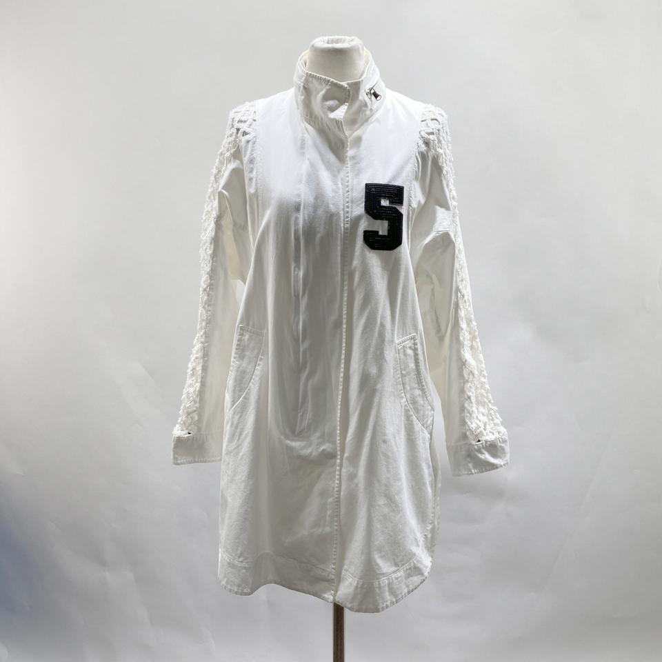 에고이스트 여성롱집업자켓 면 화이트 FREE 영구제