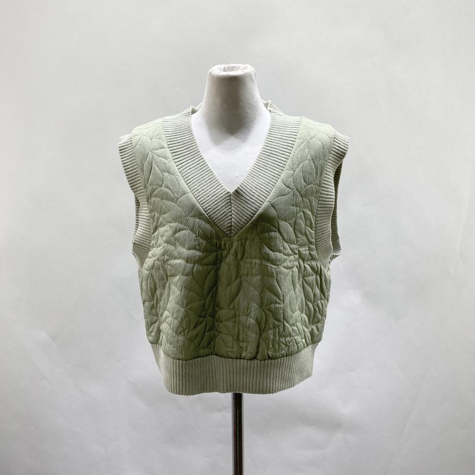 에잇세컨즈 여성누빔베스트 카키 85 영구제