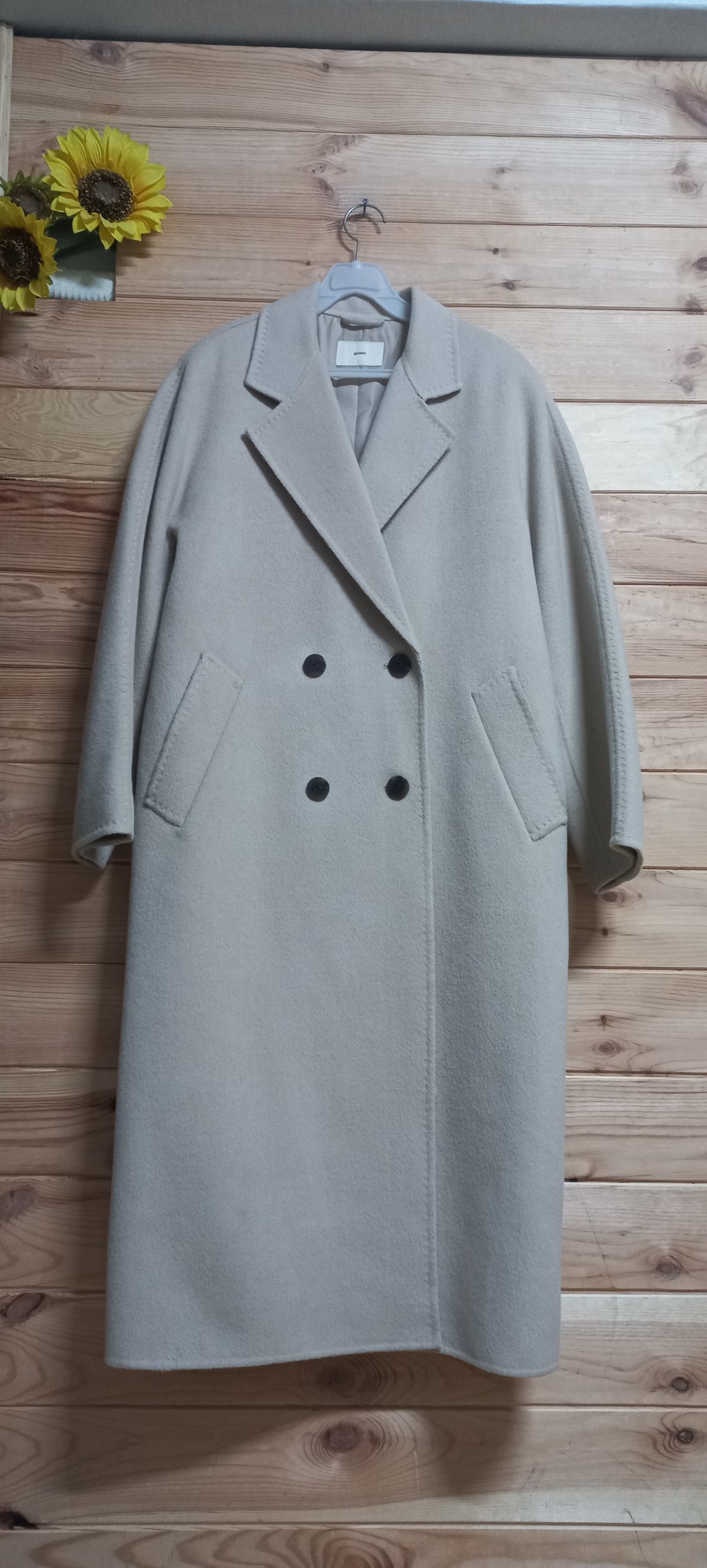 Bowen 더블 캐시미어 울롱코트