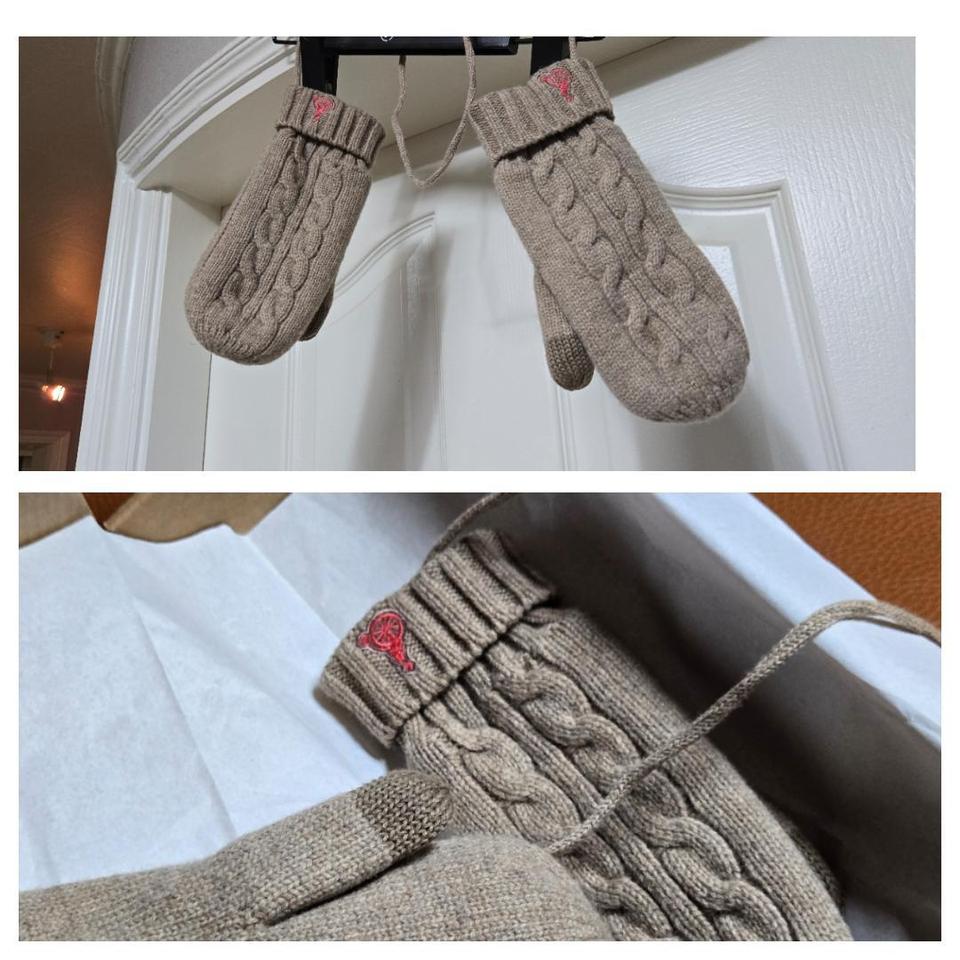 빈폴 기모 벙어리장갑/스마트폰터치 기능/ 울.케시미어 혼방