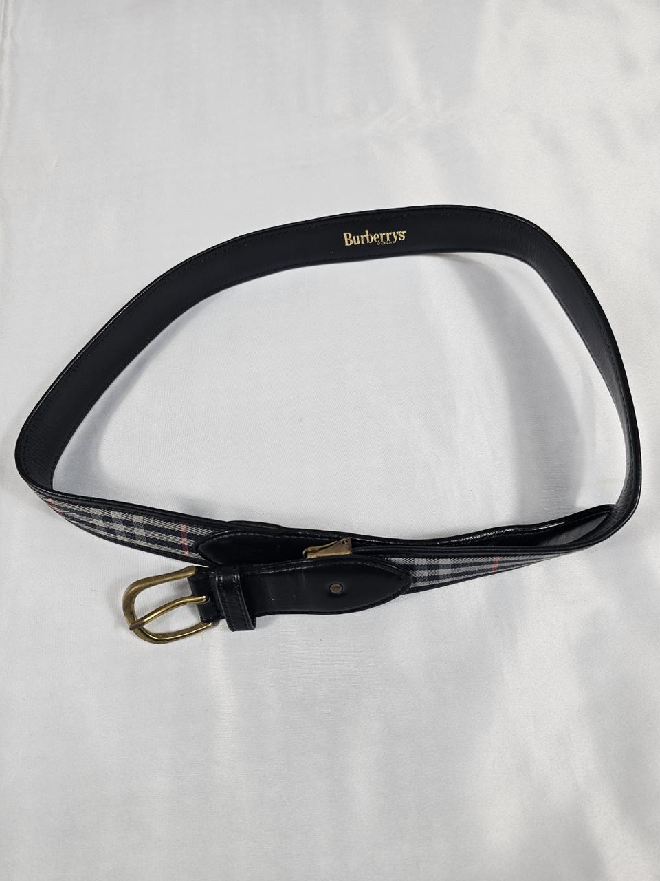 버버리체크벨트