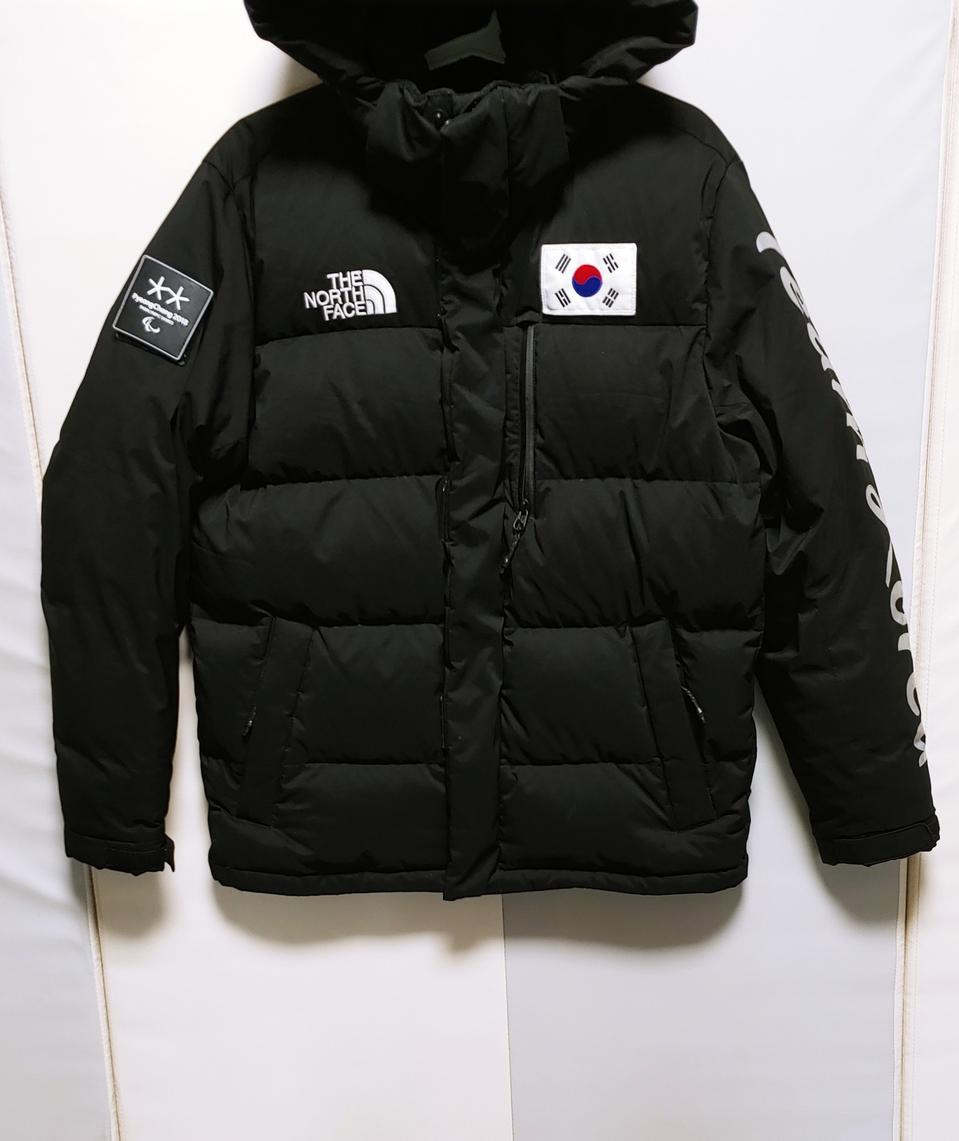 [L] 노스페이스 국가대표 팀코리아 패딩점퍼 블랙1376