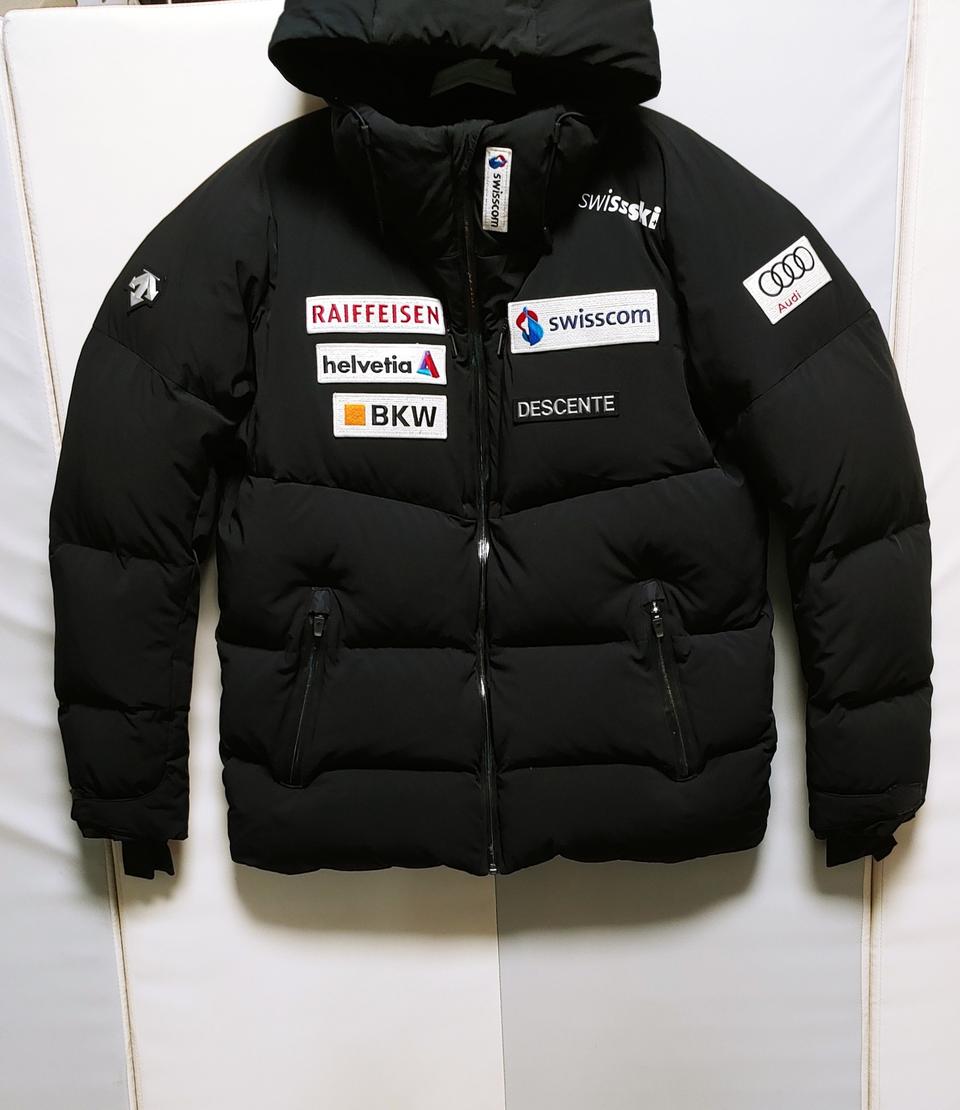 [XL] 데상트 F360 아우디 스키 패딩점퍼 블랙1378