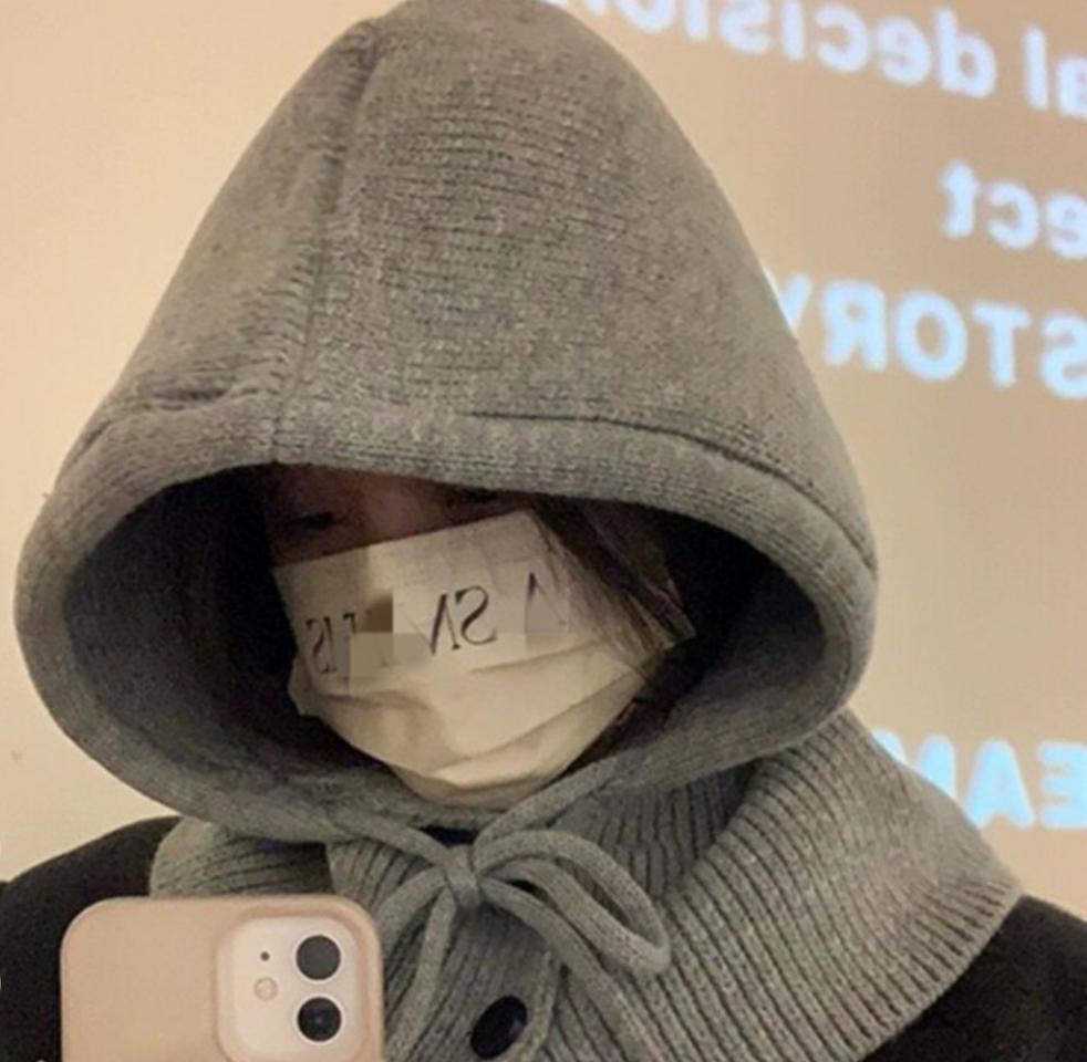 {1+1} 바라클라바 후드머플러 니트후드워머 6색상