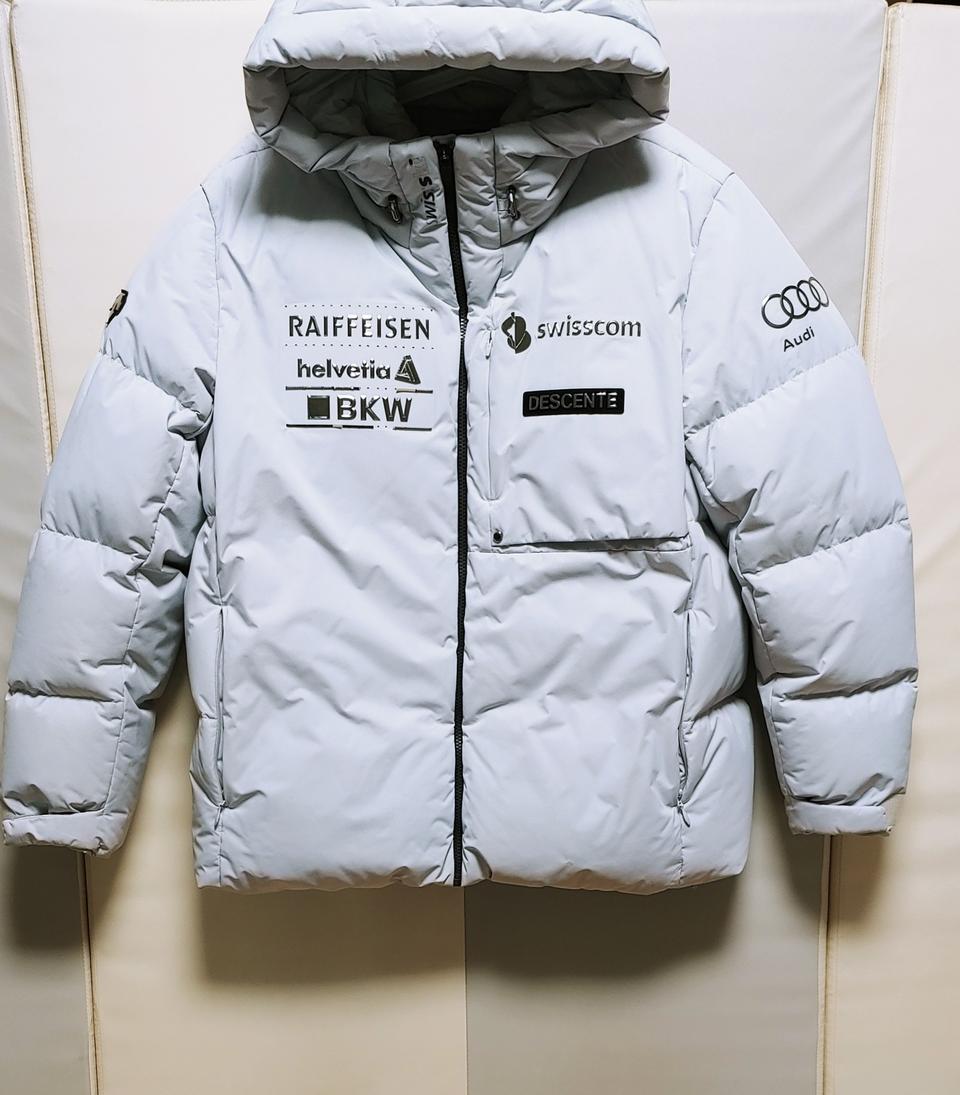 [XXL] 데상트 아우디 패딩점퍼 라이트그레이1379