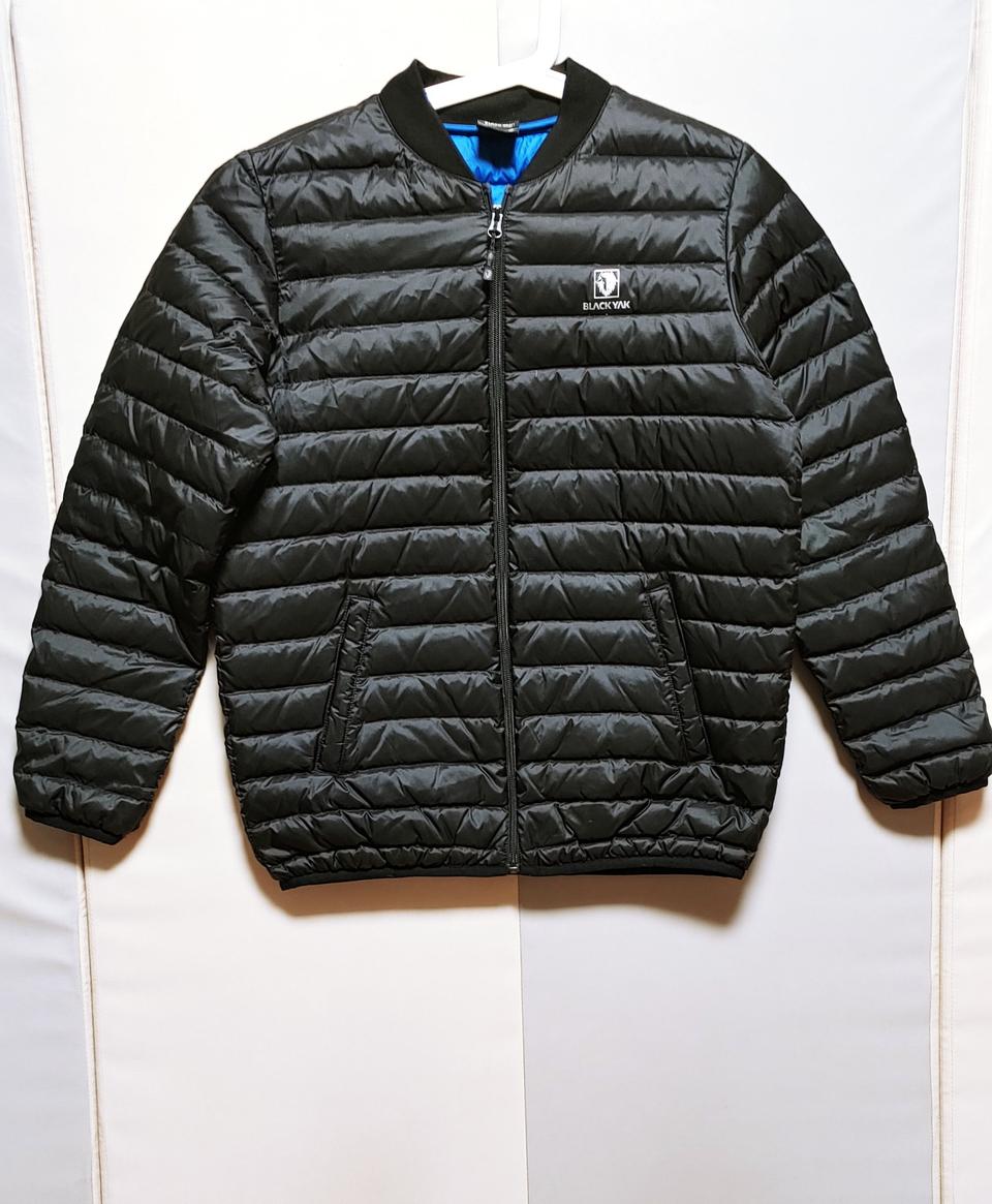 [L] 블랙야크 거위털 경량 패딩점퍼 블랙544