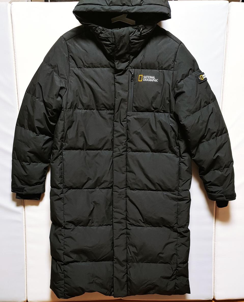 [XL] 내셔널 지오그래픽 롱패딩점퍼 블랙1382