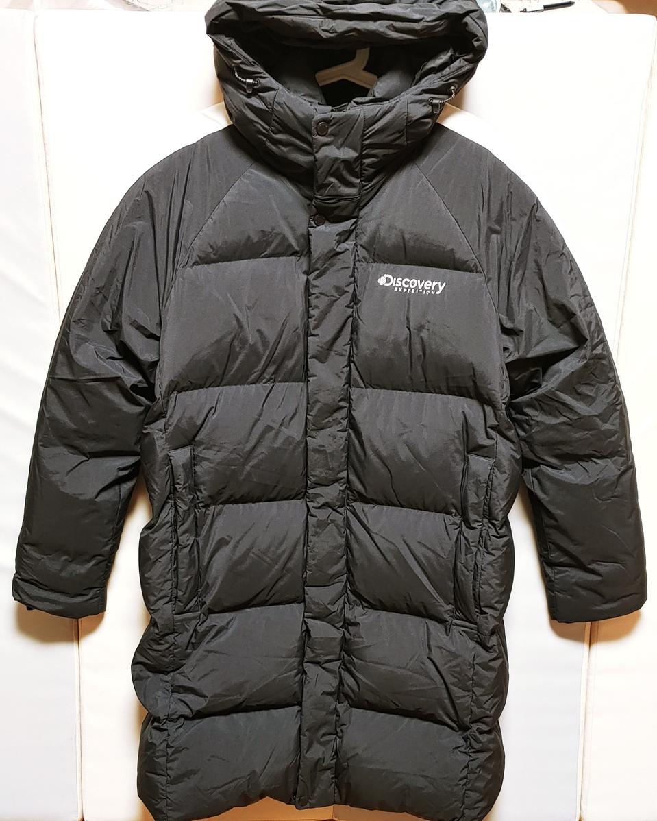 [XXL] 디스커버리 덕다운 롱패딩점퍼 블랙1383