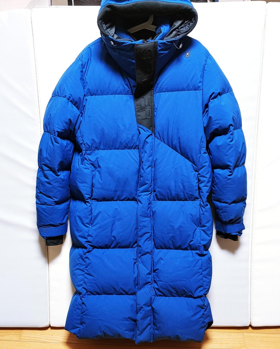 [XL] 스파이더 덕다운 롱패딩점퍼 블루1384