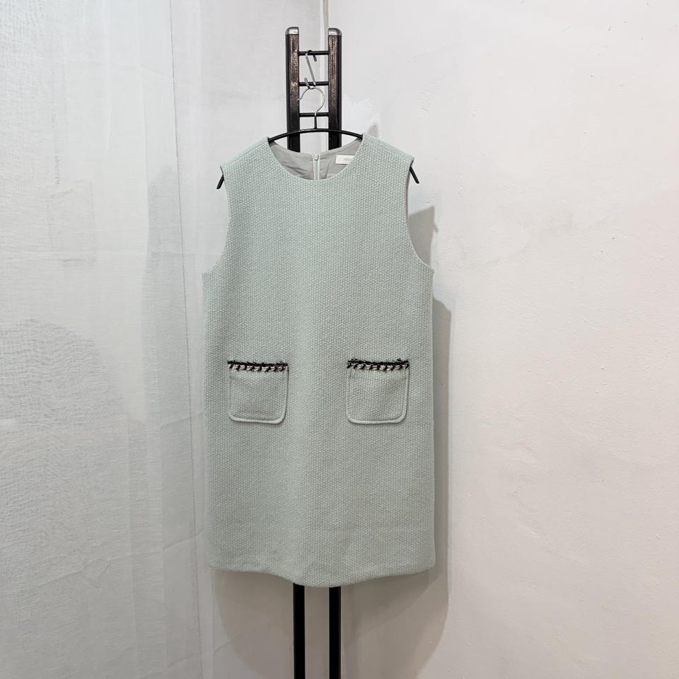 뷔스티에 레이어드 트위드원피스 미니원피스 4024