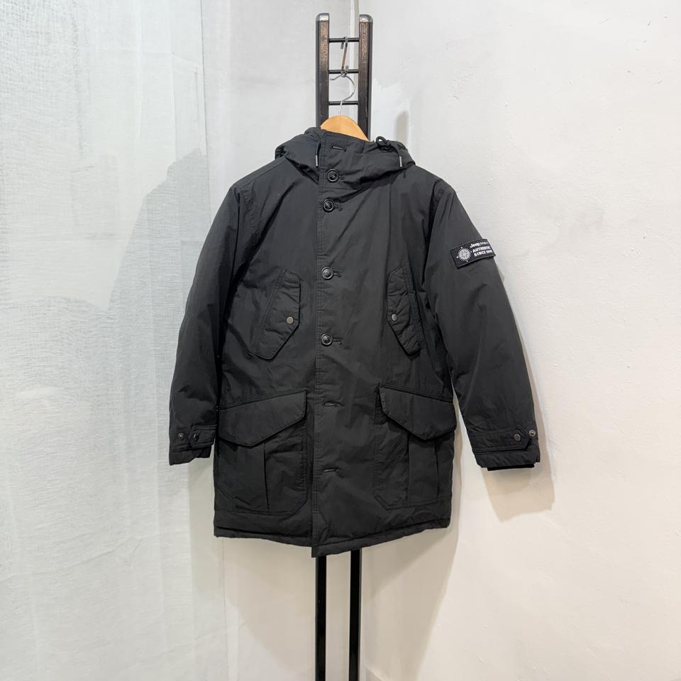 (S)지프 jeep 오리털패딩 덕다운 블랙야상 야상패딩 4028