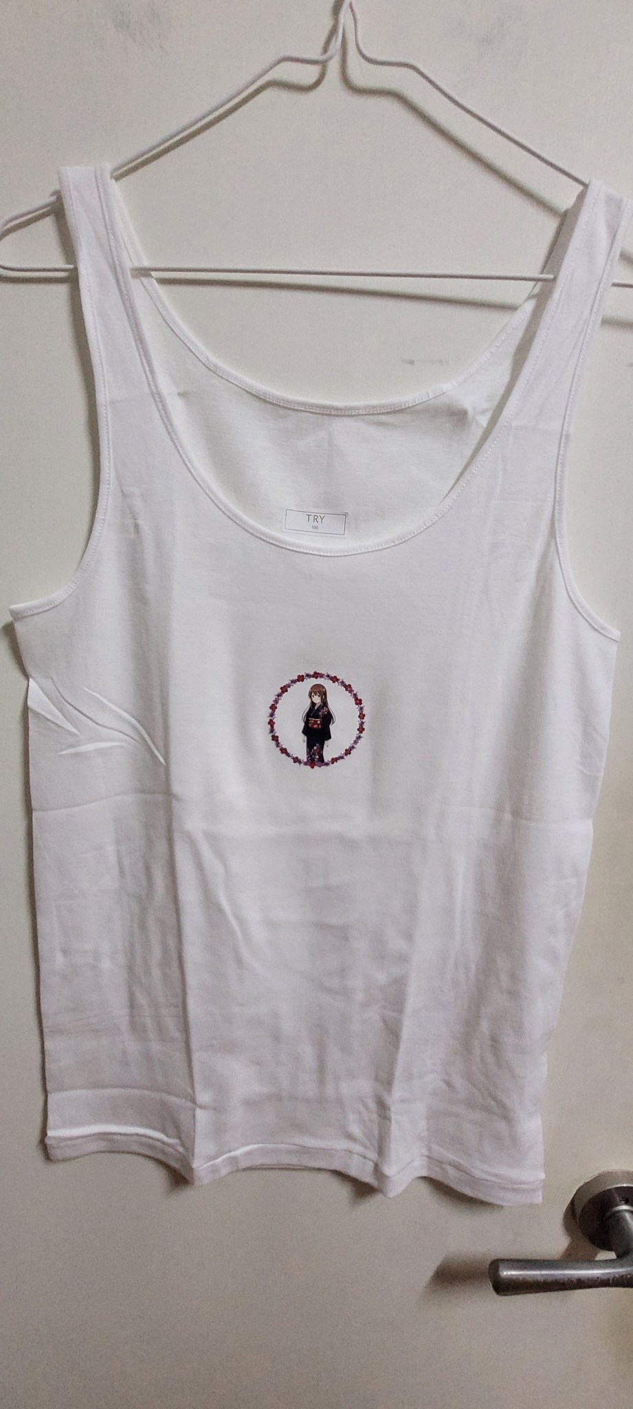 일본 애니메이션 블루 리본 소녀 라뷰 여성용런닝(100)새상품