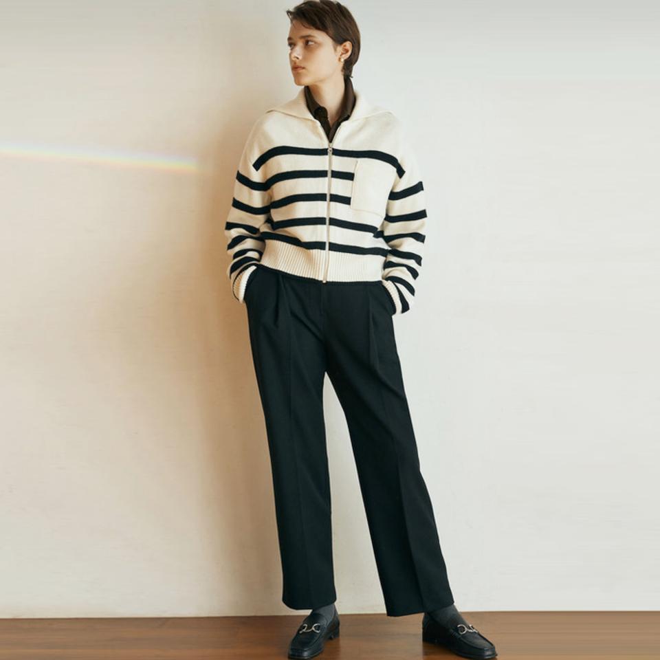 프론트로우(FRONTROW) 원턱 윈터 팬츠 55-66 새상품