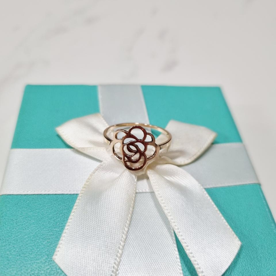 18k장미 반지17호 핑크골드