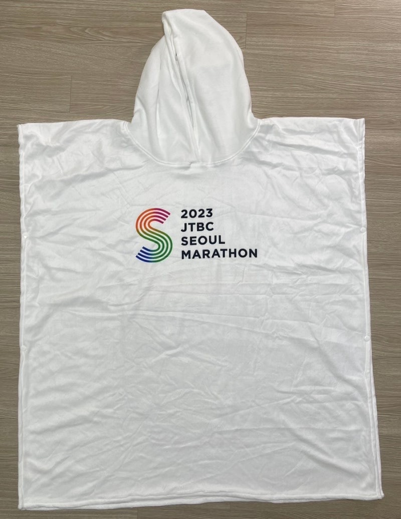 jtbc 마라톤 러너스 로브 판초