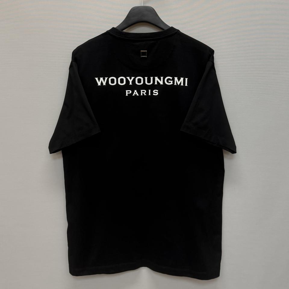 우영미 백로고 반팔티 (100)