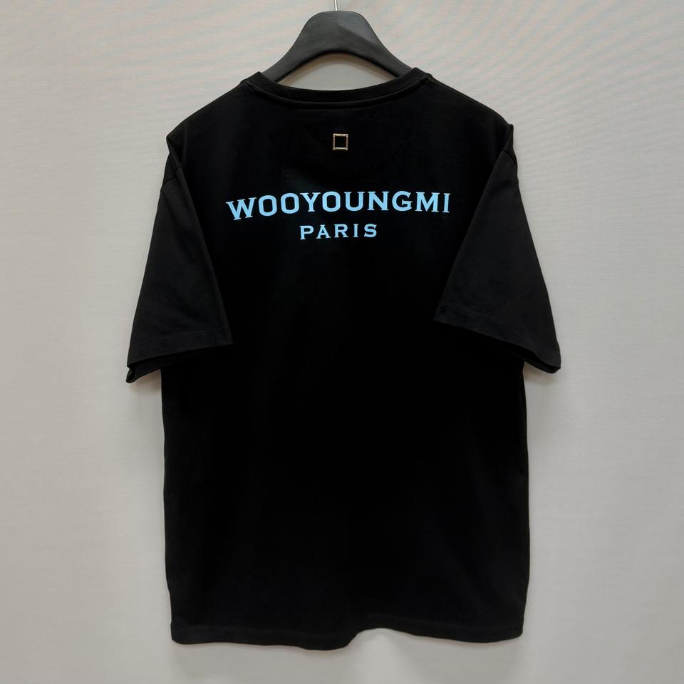 우영미 백로고 반팔티 (100)