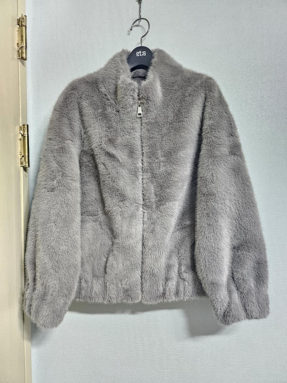 ♥새상품♥55-77♥퍼 자켓 점퍼♥그레이♥