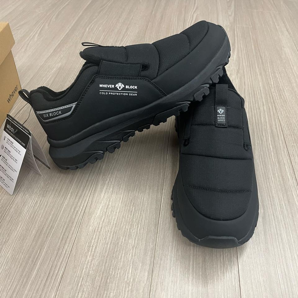 웨버 패딩 블락 슬립온 방한화 260 새제품