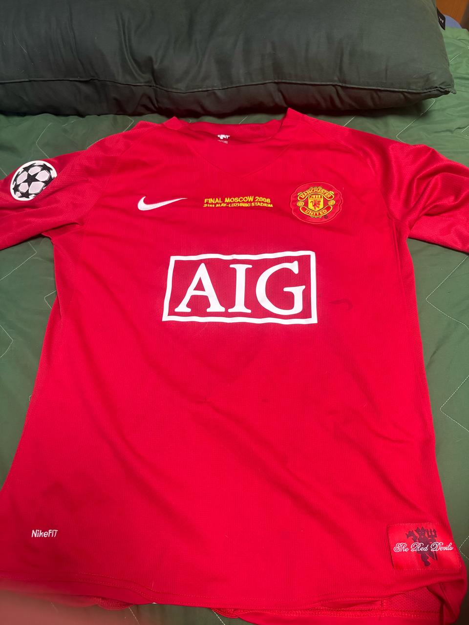 맨유 08 챔스 결승 호날두 유니폼