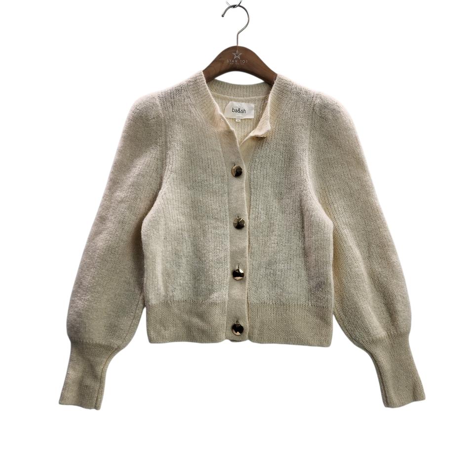 [2] Ba&sh 바쉬 퍼프소매 모헤어 숏 가디건