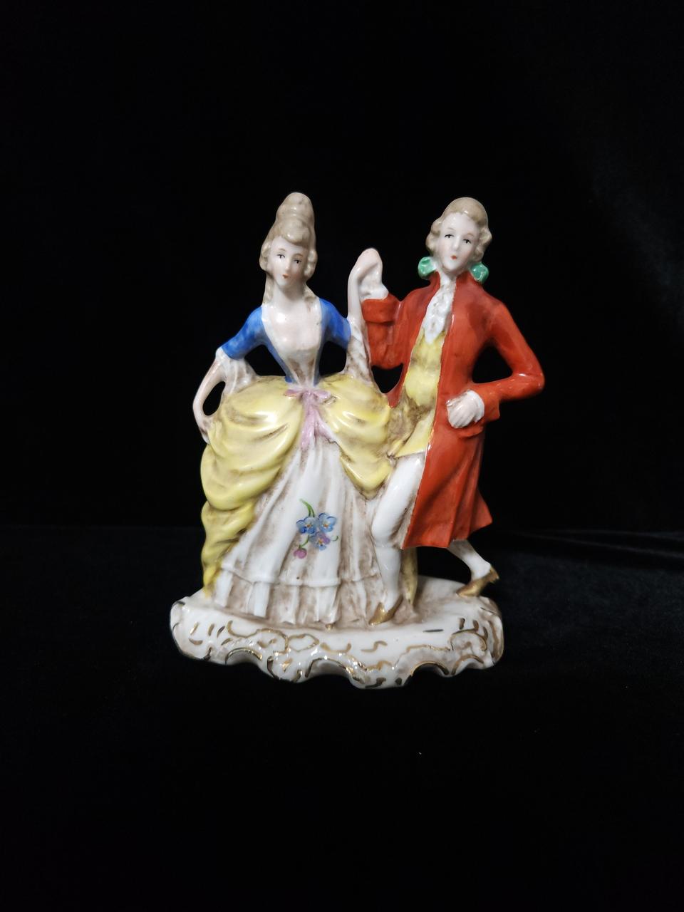 빈티지 핸드페인팅 피겨린