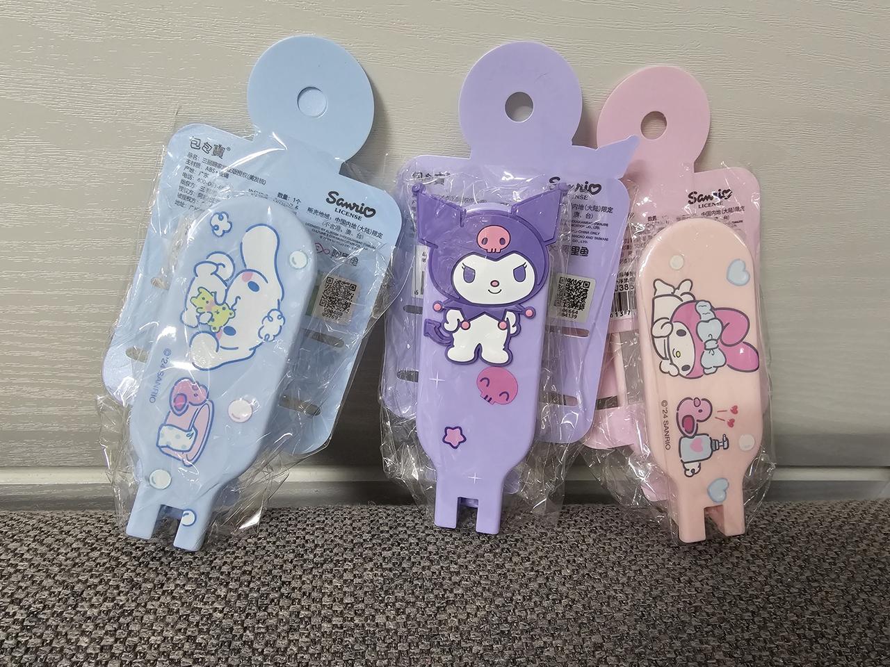 산리오 시나모롤 쿠로미 마이멜로디 빗 거울세트 새거