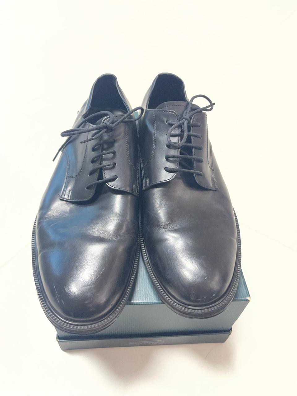 수제화 브랜드 오뷔제(OVJE) 더비 비브람창 블랙 280