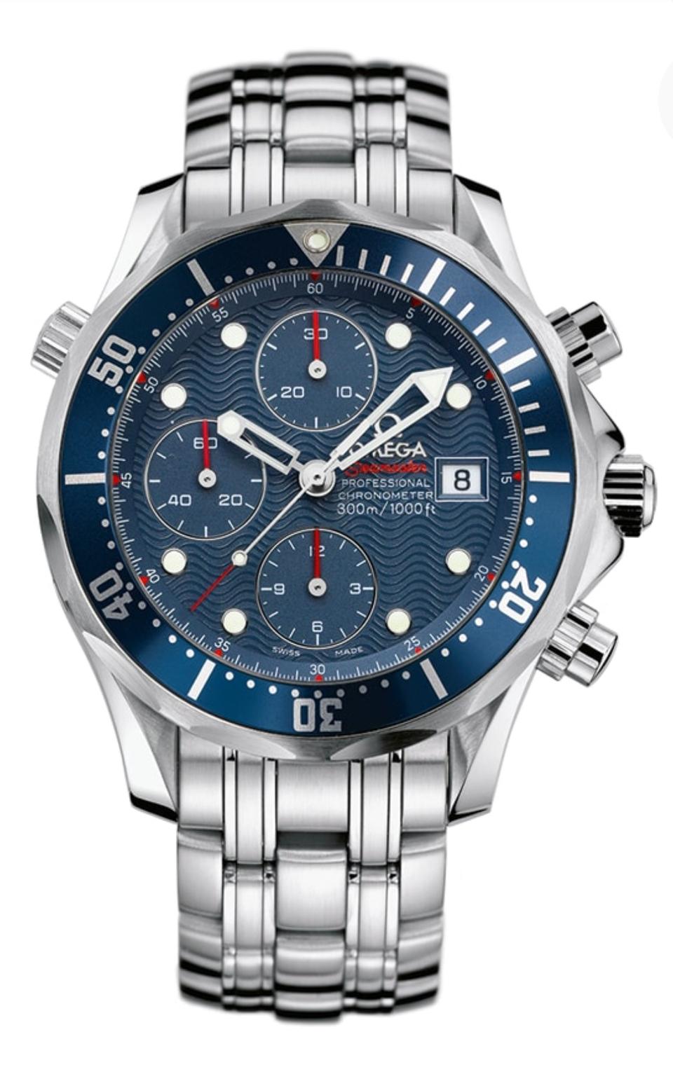 오메가 씨마스터300 크르노 블루 오토매틱 41.5mm