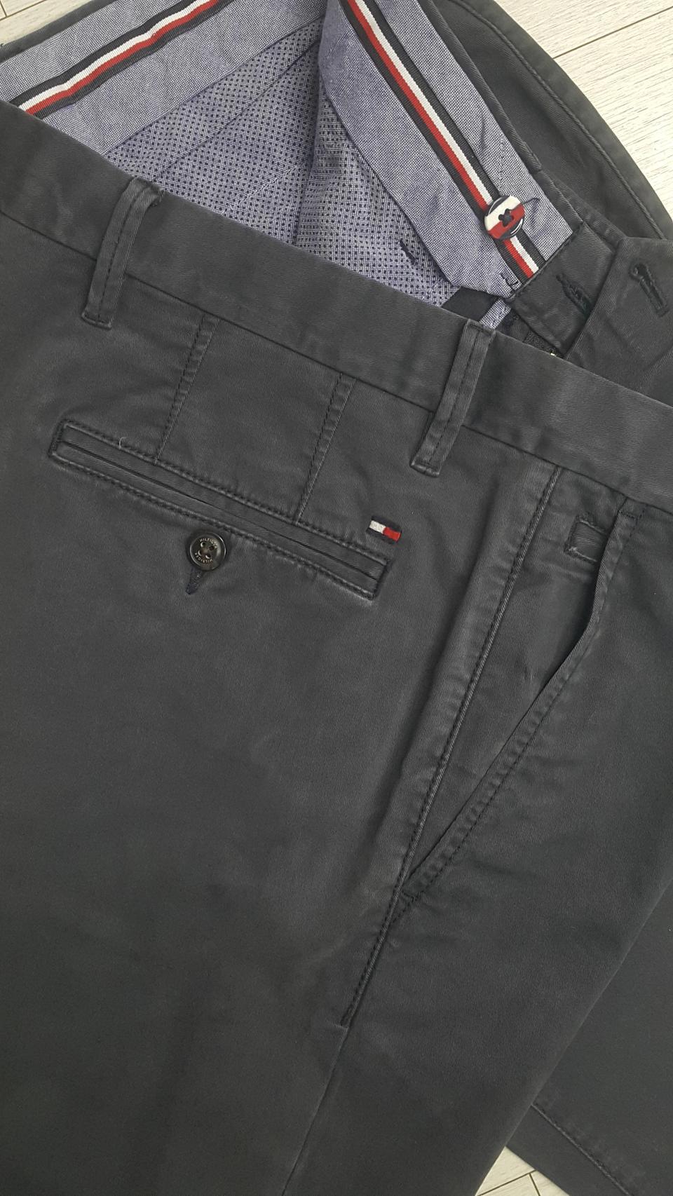 타미힐피거정품(사방스판) 면바지 32인치(No.730)해외판!