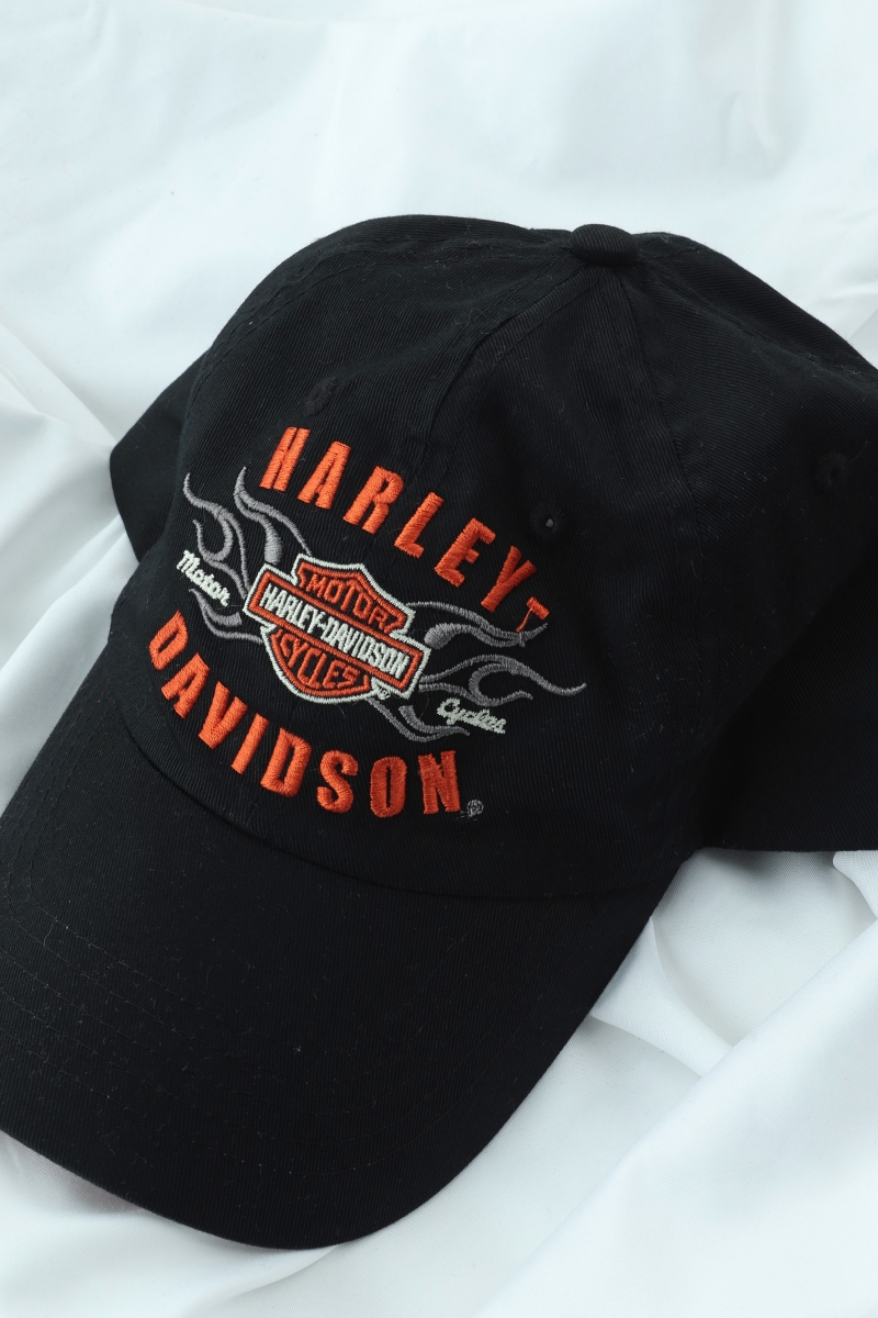 (F) 할리데이비슨 모자 라이더 스트릿 블랙 자수 볼캡-274E