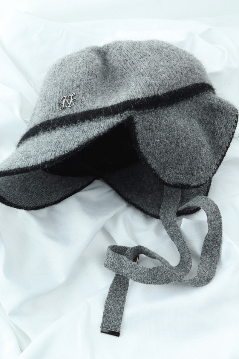 W(F) 팬텀 모자 고급 울 겨울 방한 골프 따뜻-2751