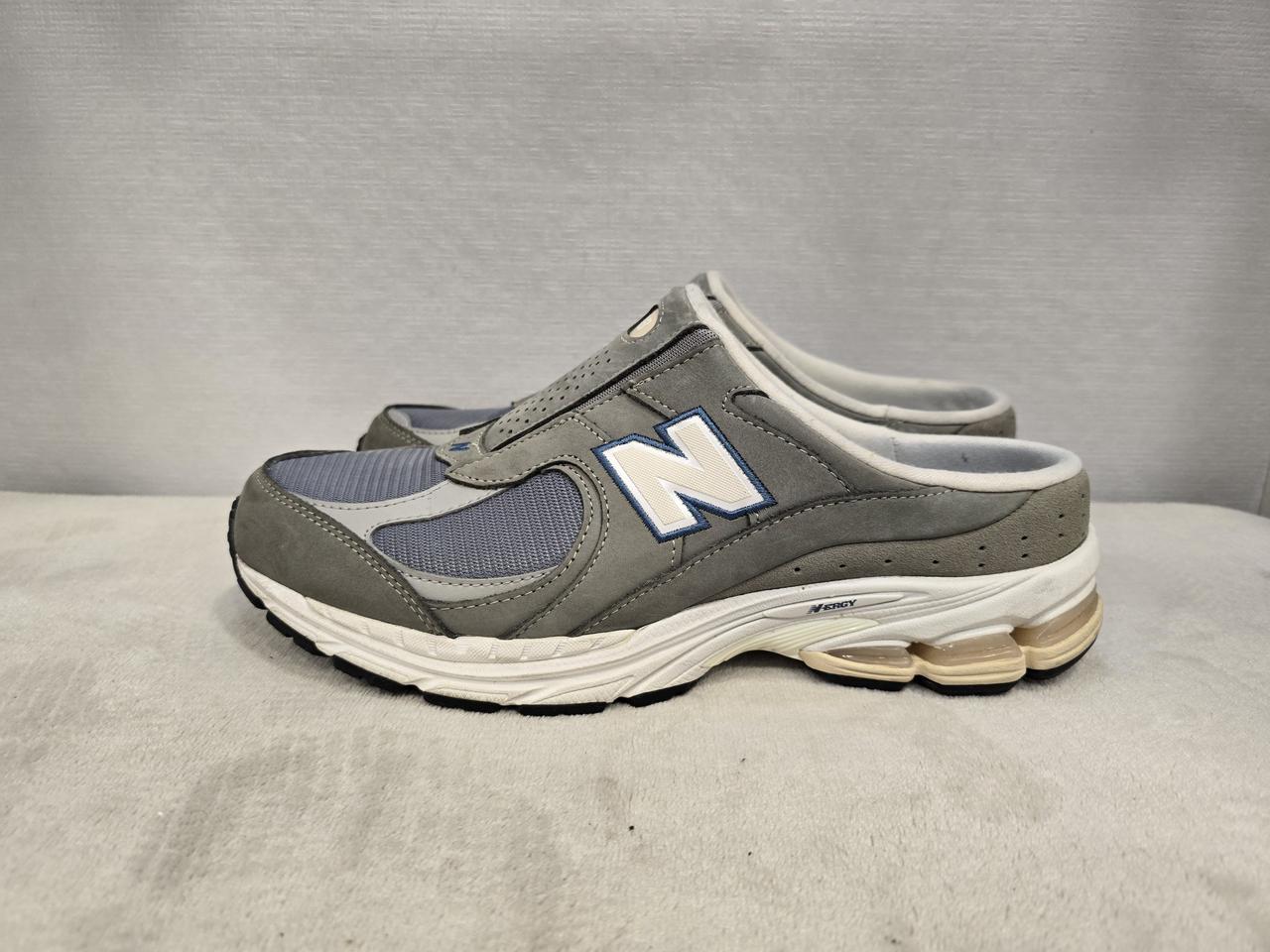 뉴발란스 2002R 뮬 레인클라우드 슬리퍼 회색 270