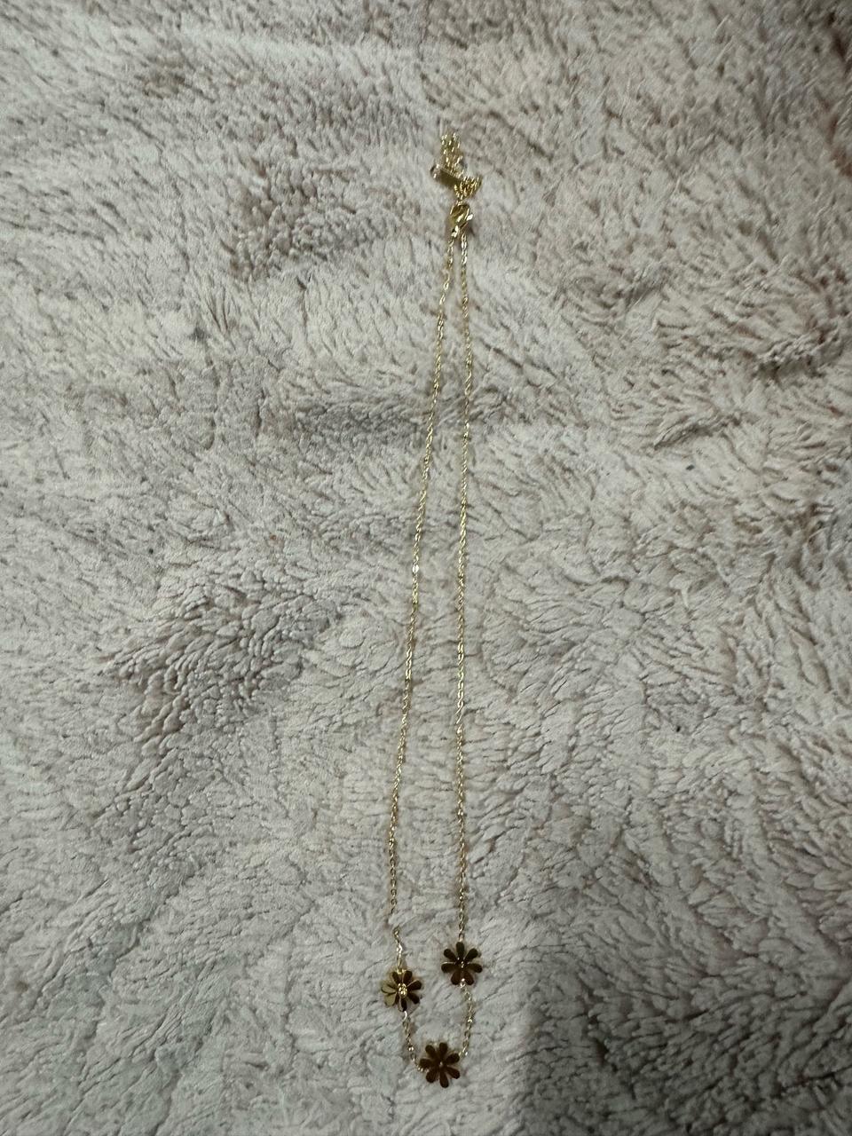미사용 플라워 펜던트 골드 써지컬 스틸 목걸이 판매합니다