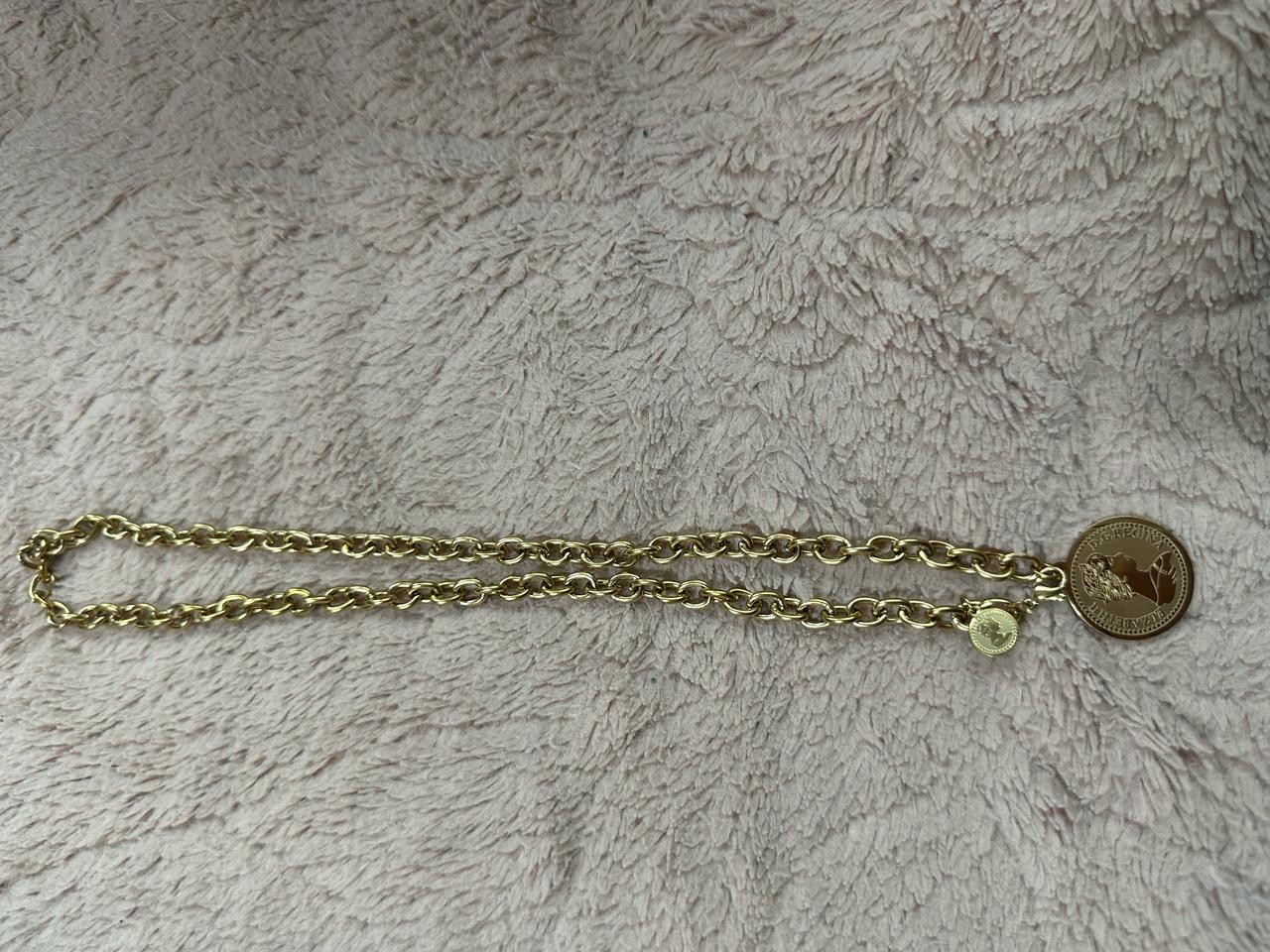 미사용 엘리자베스 코인 골드 볼드 체인 목걸이 판매합니다