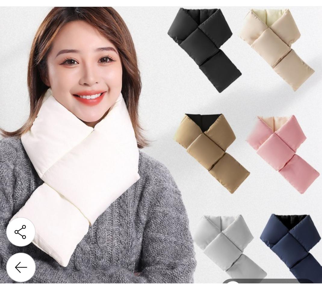 {1+1} 프리미엄 경량 패딩목도리 겨울 방한 머플러