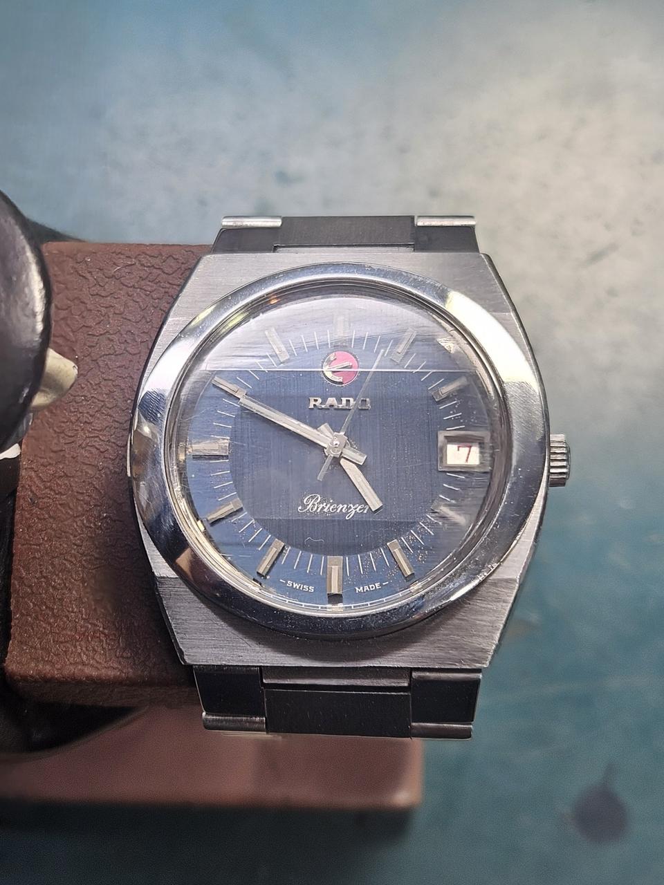 라도 정품 남성용 오토매틱 Brienzer 시계