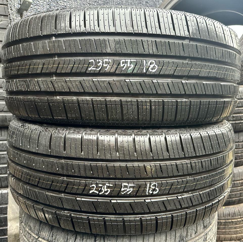 235 55 18중고타이어2개2355518