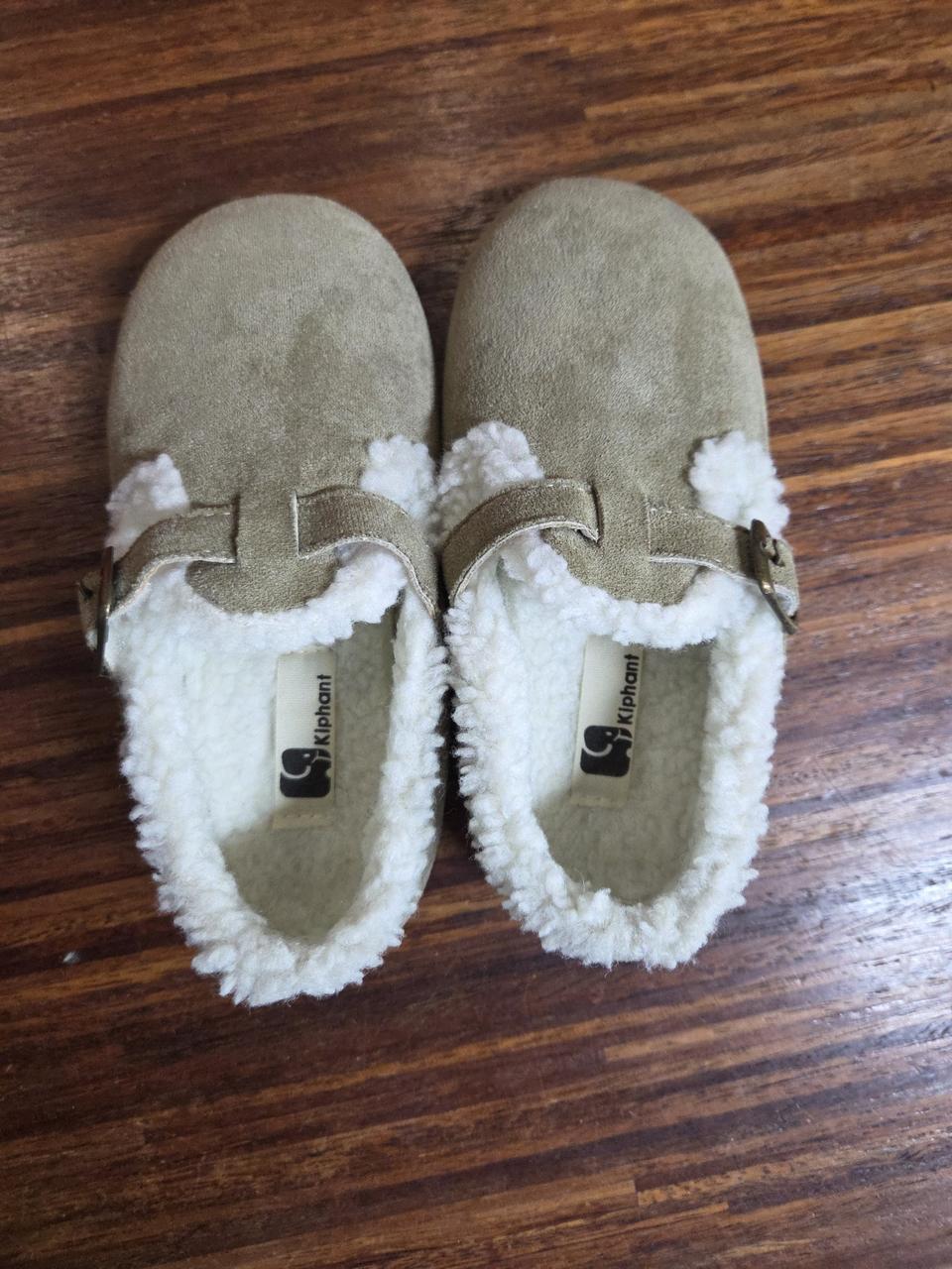 키펀트 키즈 스웨이드 안감털 신발 180