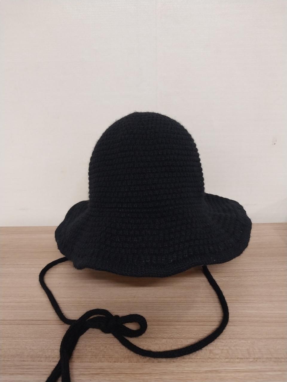 여성 슈펜 뒤트임 울 니트 벙거지모자