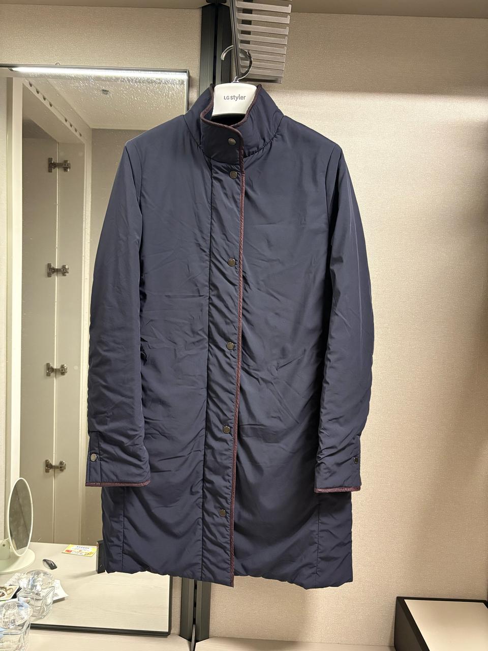 타미힐피거 리버시블 경량롱패딩