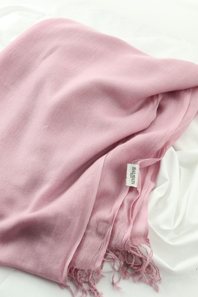 (F) 발망 목도리 머플러 작은데미지 분홍 핑크-271C