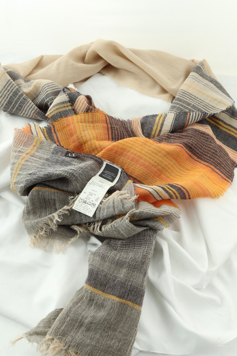 (F) 아르마니 목도리 머플러 스카프 포인트컬러 경량-271F