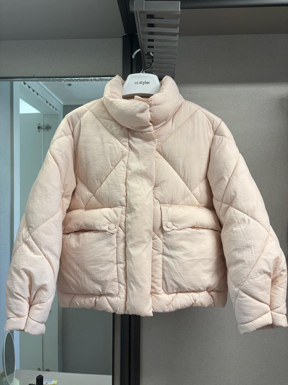 ZARA 키즈 핑크 숏패딩 152