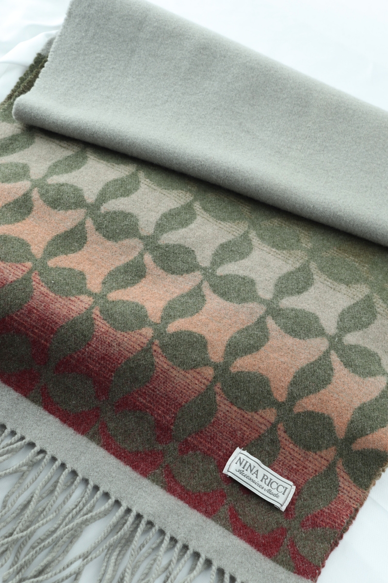 (F) 니나리치 목도리 머플러 에스닉 노르딕 말차 롱 숄-2726