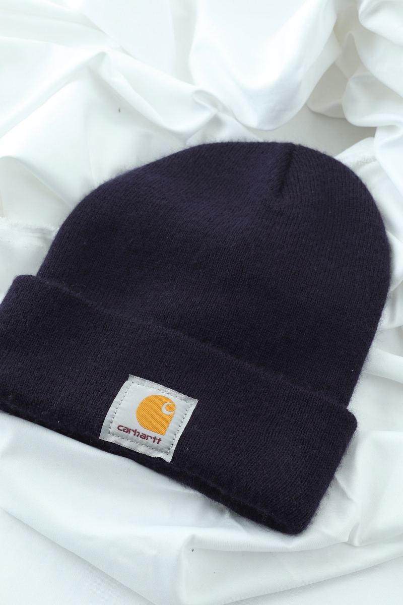 (F) 칼하트 모자 네이비 따뜻 비니 니트 아메카지-2729